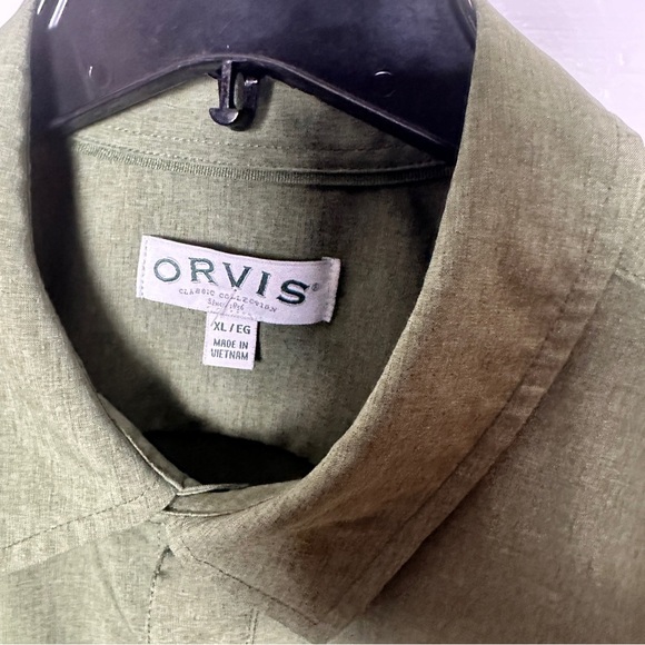 Orvis Men’s Short Sleeve Tech Shirt Collared UPF 30+ Quick Dry Outdoors Hiking - Picture 12 of 15